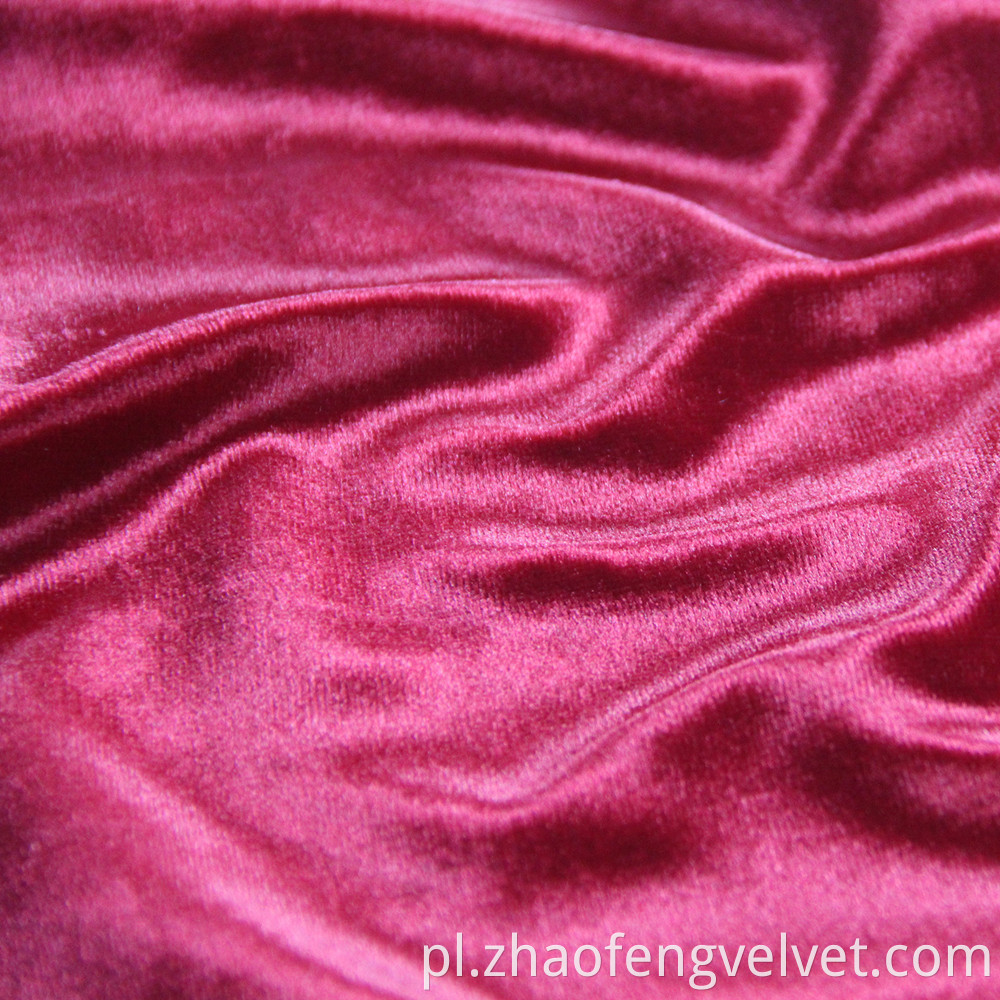 Metal Bright Velvet Fabric